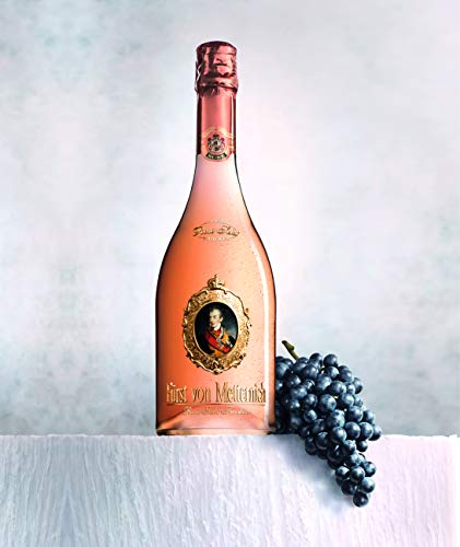 Fürst von Metternich Rosé Sekt Trocken (3 x 0,75 l) Exklusive Rosé-Cuvée aus hellgekeltertern Spätburgunder-Grundweinen… – Bild 6