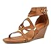 XOXO Sees Women Open Toe Synthetic Wedge Sandal