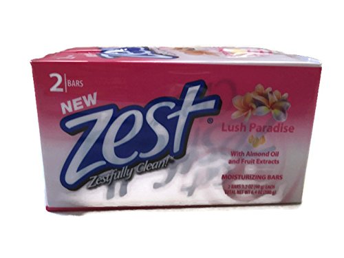 חבילה של 40 ברים Zest Aqua דאודורנט סבון בר עם ויטמין E All In