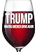 Anti Trump Gag Gift Making America Drink Again Wine Glass - Funny Birthday Father's Day Mother's Day Christmas Retirement Gift Ideas Mom Dad Best Friend Boss Coworker Democrat Impeach -Holds 16 ounces
