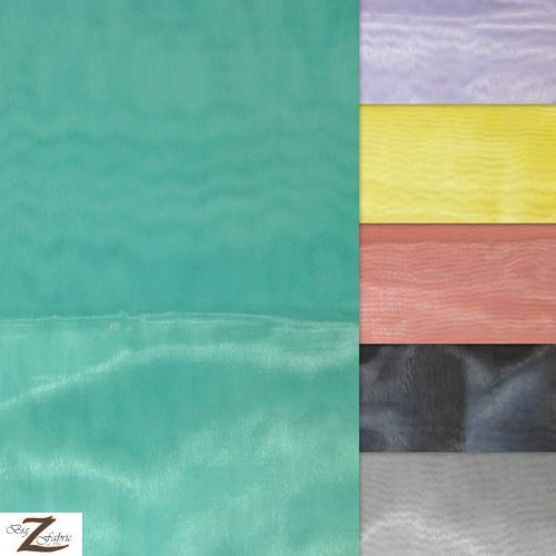 MIRROR CRYSTAL ORGANZA FABRIC BY THE ROLL - White - 60" WIDTH - 100 YARD BOLT