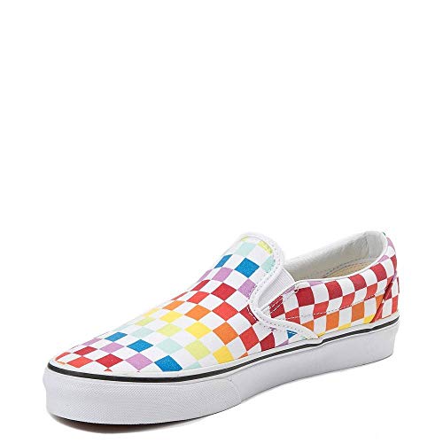 vans rainbow chex skate shoe