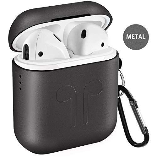 Metal Airpods Case 2019 Newest Full Protective Skin Cover Accessories Kits Compatible Airpods 1&2 Charging Case[Not for Wireless Charging Case]