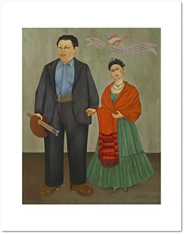 Frieda and Diego Rivera by Frida Kahlo, 1931. Art Print