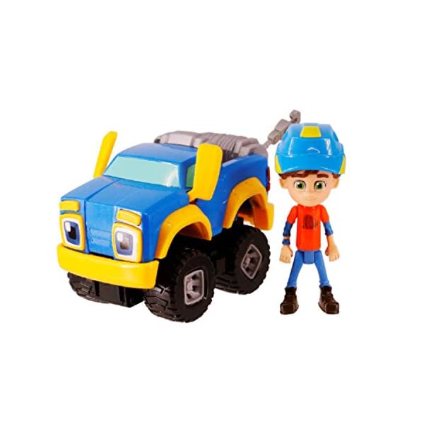REV-ROLL-Best-Buddies-Toy-Car-17cm-Rumble-Vehicle-with-Mechanical-Functions-and-10cm-Rev-Roll-Figure-Cartoon-Toy-Rev-Roll-Childrens-Toy-Age-3 Best Buddies Rev 10 cm & Rumble Vehicle