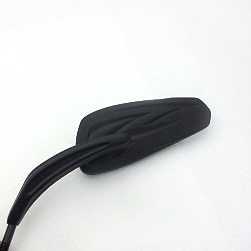 HK Motorcycle Custom Black Lighting Engraved Back Grooved Stem For Fits 1982-Later Harley Davidson Models (excepte VRSCF,and XL1200X mounted below the handlebars)