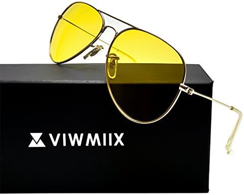 HD Night Vision Glasses for Driving Photochromic Polarized Anti-glare 100% UV400 Aviator Sunglasses for Men Women
