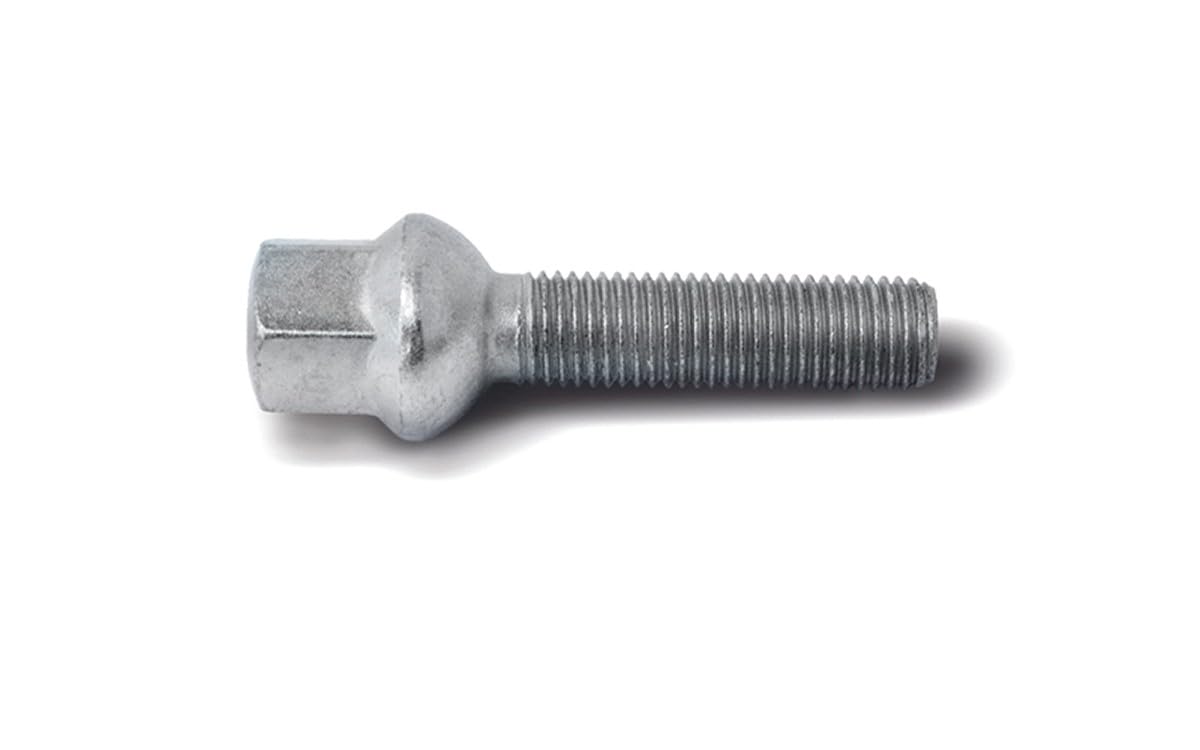 H&R Wheel bolt Round-Head R12 M12x1.50 - Length 60mm (e.g. compatible with Mercedes)