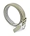 Belle Donne Women's 1-1/8 in Bonded Leather Belt With Metal Buckle - Dark Gray/Medium