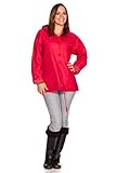 RAIN SLICKS Women's Classic Look Raincoat Hooded Plaid Lined Waterproof Jacket