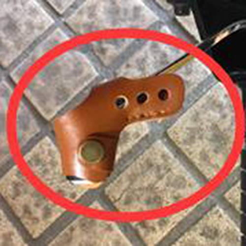 image for D DOLITY Motorcycle Shift Protector, PU Gear Shift Lever Cover, Univer
