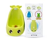 Joy Baby Generation II Boy Urinal Potty Toilet Training with FREE Potty Training Game (Green Whale)