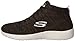 Skechers Sport Men's Burst up and Under Ankle Bootie, Black/White, 8 M US