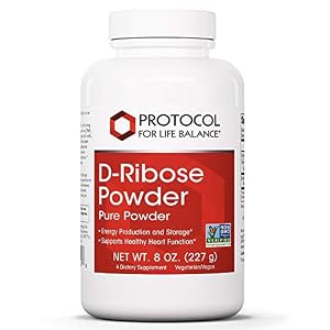 Image of Protocol For Life Balance - D-Ribose Powder - Supports Healthy Heart Function, Muscle Recovery, Promotes Cellular Energy Production and Storage - 8 oz. (227 g)