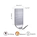 Adhesive Hooks, Strong Hooks Wall Hanger Stainless Steel Waterproof Wall Hooks for Robe Coat Towel Keys Bags Christmas Lights-Home Kitchen Bathroom Office 8-pack