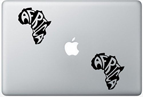 Africa Map Continent ArcDecals78600054 Set Of Two (2x) , Decal , Sticker , Laptop , Ipad , Car , Truck