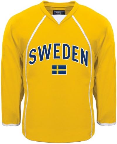 Sweden MyCountry Fan Hockey Jersey (Gold) - L