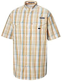 Camisa de pesca de manga corta clásica Columbia para hombre Super Bonehead