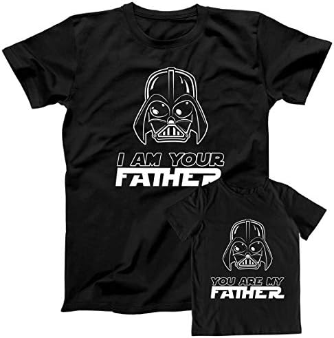 I am Your Father Matching Family T-Shirt and Baby Sets for Dad and Kid Gifts for Fathers Day Shirts Gift for Husband