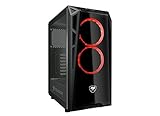 Cougar Turret Mid Tower with 2 x Vortex LED Fans ; Side Tempered Glass; Support up to 3 x 350mm Graphics Cards