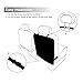 GHB Kick Mats Car Back Seat Protector with Storage Organizer and Touchable iPad Holder Waterproof Leather Effective Prevention of Mud Dirty Scratches