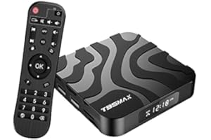 Android 12.0 TV Box 2026,Android Box 4GB RAM 32GB Storage H618 Chip 2.4G/5G Dual-Band WiFi 100M Ethernet 6K UHD HDR10+ H.265 