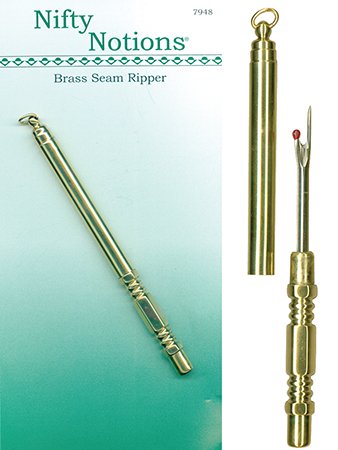 Nifty notions brass seam ripper