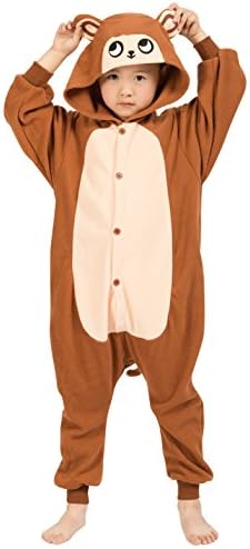 BELIFECOS Childrens Monkey Costumes Animal Onesies Homewear Halloween Pajamas