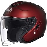 Shoei J-Cruise Wine Red Open Face Helmet - X-Small