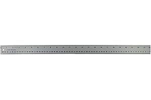 Ludwig Precision Aluminum Straight Edge Ruler, 24-INCH, Silver