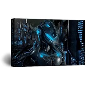 Wall26-Canvas Wall Art-Robots-Giclee Painting Wall Bedroom Living House...