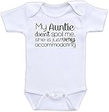 My Auntie Doesn't Spoil Me - Funny Baby Onesie (0-3M)