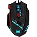 Anivia T90 9200 DPI Gaming Mouse Professional 8 Buttons Wired USB with Multi-Modes LED,WeightTuning Set Computer Mice for PC Mac Gamer, Black