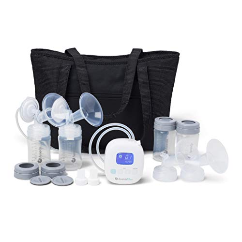 Ameda MYA Portable Hospital Breast Pump with Large Tote, Includes 24mm Flanges, Freezer-Safe Storage Bottles, and a Built-in Rechargeable Battery, White - Thumbnail 6