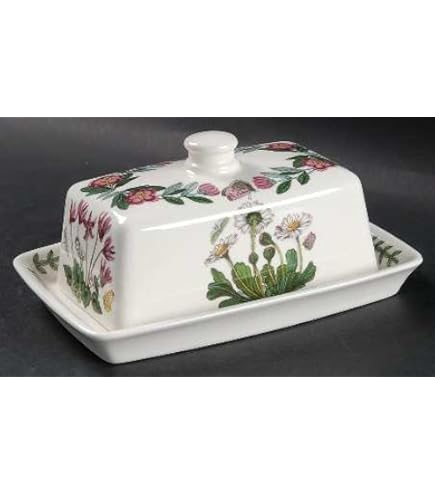 Amazon.com | Portmeirion Botanic Garden Covered Butter Dish