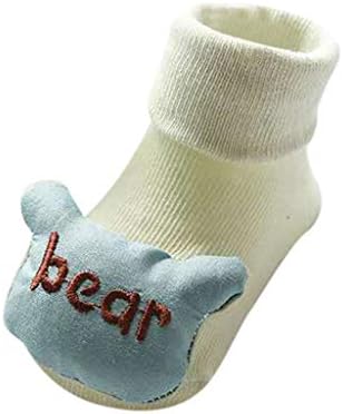 Kids Infant Toddler Baby Boys Girls Cartoon Animals Anti-Slip Knitted Warm Socks