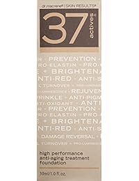 37 Actives Alto Rendimiento Anti-Edad Tratamiento Foundation, 1.0 FL oz