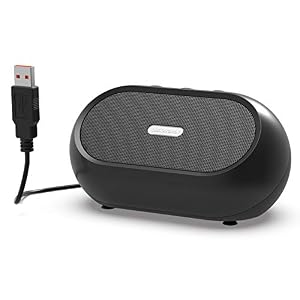 USB Computer Speaker, PC Speaker for Laptop & Desktop Computer, Portable Small Sound Bar with Higher Quality Sound…