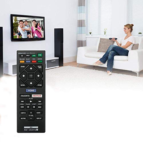 Replacement RMTVB201U Remote for Sony Bluray DVD Player BDPS1700CA