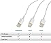 Apple MFi Certified 8 Pin Lightning To USB Cable by Gembonics 3ft Sync & Charger with Ultra-Compact Connector for iPhone 6 6Plus, 5s, 5c, 5, iPad Air, Mini, iPod Touch with Lifetime Guarantee (White)