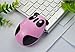 YL-VV@ Super Cute Wireless Optical Cartoon Panda Mouse Rechargeable Mini Wireless Panda Desktop Laptop Mouse Unique Novel Portable Mouse（pink）