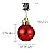 Beard Ornaments, 12pc Colorful Beard Ornaments Christmas Facial Hair Baubles Clips for Men Holiday Decoration