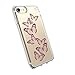 Speck Products 79991-5947 Presidio Clear + Print Cell Phone Case for iPhone 7 - Butterflies Rose Gold/Clear