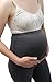 Evfalia Soft Cotton Over-The-Belly Maternity Leggings for Pregnant Women. Many Sizes S-XXL. (Large, Grey)