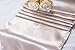 Juvale Champagne Table Runner – 10 Pack Wedding Table Runners, Table Cloth Runner Decoration, Perfect Weddings, Baby Showers, Birthdays, Special Occasions, Catering, 108.3 x 11.8 inches