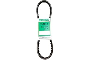 THREE FIVE - BX57 V Belt, 5/8" x 60" OC, Rubber, BX Cogged Raw Edge