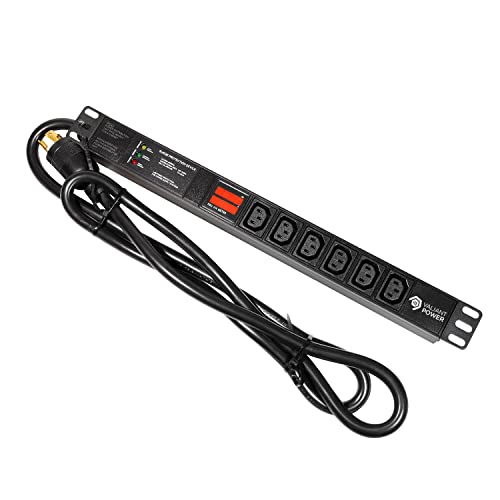 Valiant Power Rack Mount Power Strip - 240V 30A Single Phase PDU with ...