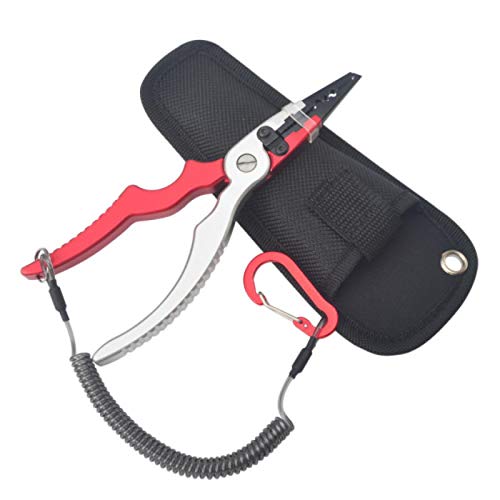 HJCE Angelzange Aus Aluminiumlegierung Geteilt, Ringschneider Angelhalter, Mit Scheide Und Einziehbarem Kombi… – Bild 5