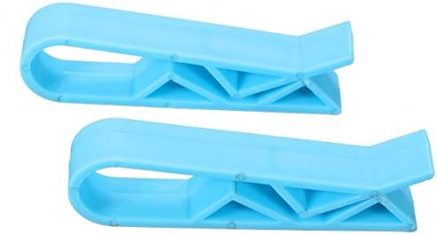 Dette 2pcs Household Dustbin Waste Bin Trash Can Garbage Bag Fixed Clip Holder