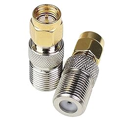 exgoofit F Type to SMA Male Female Coax Connector
